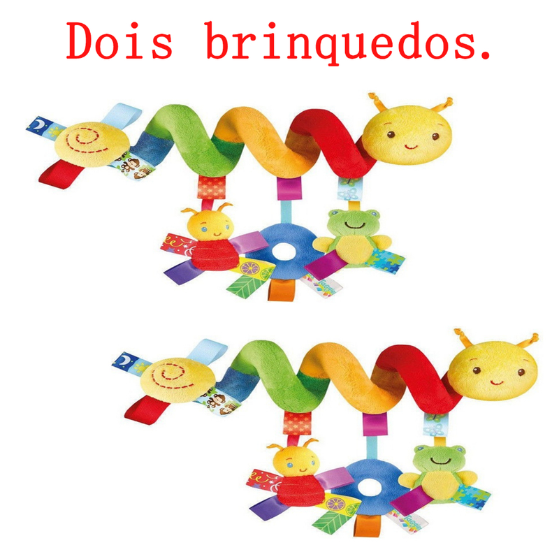 MEDOOSI Bebê Recém Nascido Mobile Centopeia Espiral /ARCO-IRIS Coruja Carrinho Brinquedo Conforto de Berço Com Chocalho