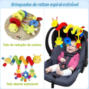 MEDOOSI Bebê Recém Nascido Mobile Centopeia Espiral /ARCO-IRIS Coruja Carrinho Brinquedo Conforto de Berço Com Chocalho