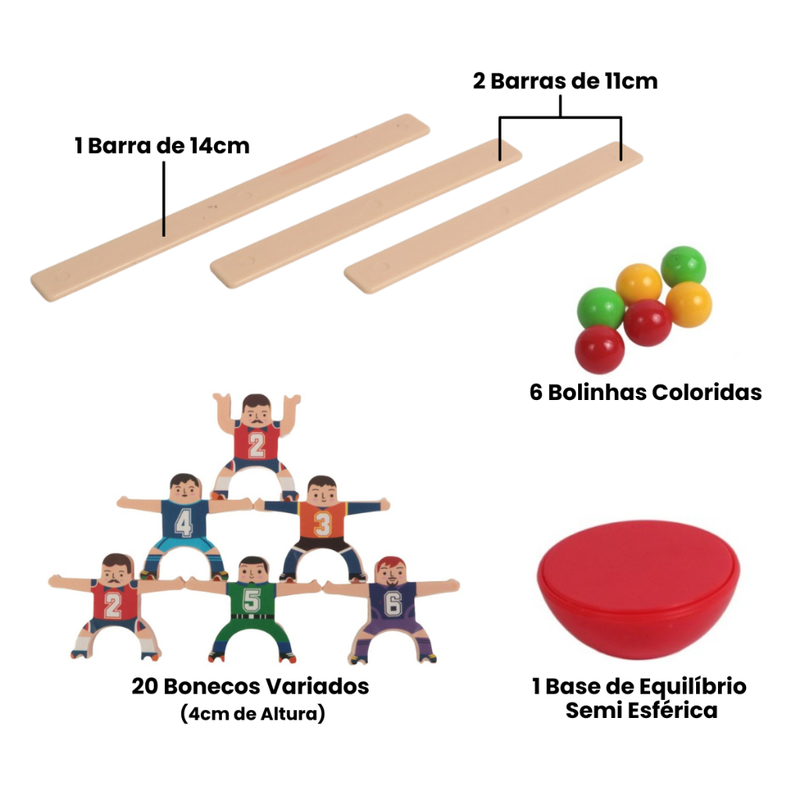 Jogo do Equilíbrio Caiu Perdeu Torre Maluca De Equilíbrio