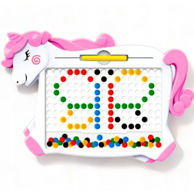 Lousa Mágica Caneta Magnética prancheta Infantil Educativo Autismo Cartelas Desenho