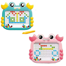 Lousa Mágica Caneta Magnética prancheta Infantil Educativo Autismo Cartelas Desenho