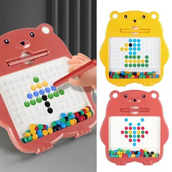 Lousa Mágica Caneta Magnética prancheta Infantil Educativo Autismo Cartelas Desenho