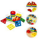 Blocos de encaixe em madeira