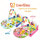 Tapete de Atividades Musical com Piano Interativo e Móbiles para Bebê - ColorBaby