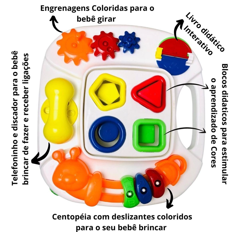 Mesa Divertida Didatica Play Time Cotiplas educacional Ref 1996