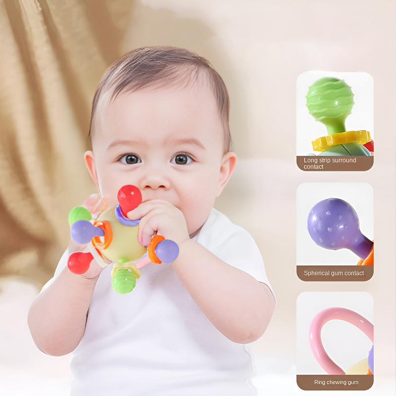 Mordedor Seguro para Bebê em Silicone – 1 Peça, Cor Aleatória
